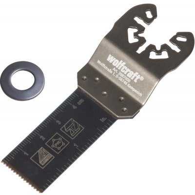 Wolfcraft Bi-metalový ponorný list pily 10mm pro dřevo, kov, sádrokarton, plasty, měkké kovy 3986000 – Sleviste.cz