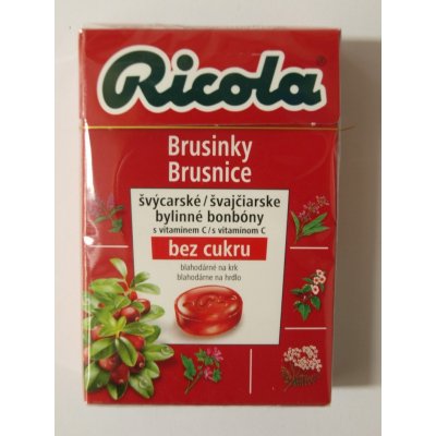 RICOLA Brusinky - Cranberry 40 g – Zbozi.Blesk.cz