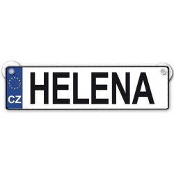 Nekupto Originální SPZ cedulka se jménem HELENA
