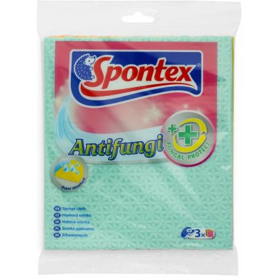 Spontex 3 Antibak antibakteriální houbová utěrka 3 ks – Zbozi.Blesk.cz