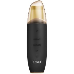 GESKE Microcurrent Skin Scrubber&Blackhead Remover 9in1 ultrazvuková špachtle gray