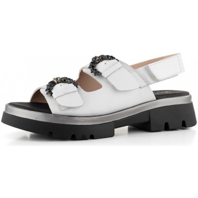 Hispanitas sandály na hrubé podešvi HV221950 bílé – Zboží Mobilmania