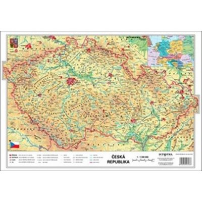 Česká republika - administrativní členění -lamino, A3