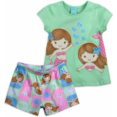 Dívčí pyžamo svítící ve tmě KYLY MOŘSKÉ PANNY zelené – Zboží Dáma