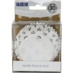 PME Košíčky Stříbrné puntíky 50x30mm 30 ks – Sleviste.cz