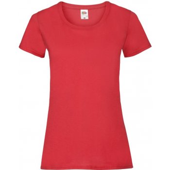Fruit of the Loom Lady-Fit Valueweight T Red