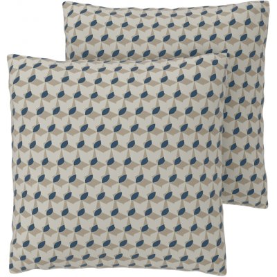 Livarno Renforcé 2 ks béžová / navy modrá 50 x 60 cm – Zboží Dáma