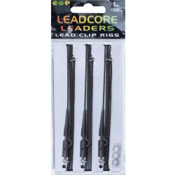 ESP Návazec Leadcore Lead Clip 1m Choody Silt