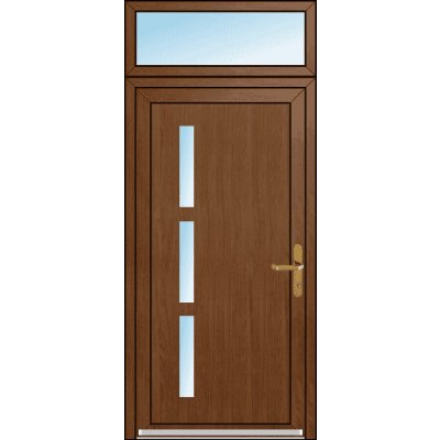 OknaDvereNaMiru.cz Vchodové dveře STYL Venus + Nadsvětlík bílá 100 x 220 cm – Hledejceny.cz