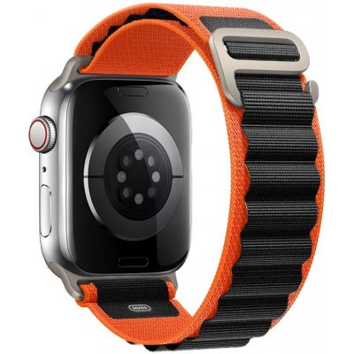 AW Alpský tah - řemínek na Apple Watch - Oranžovo-černý Šířka uchycení řemínku: 38/40/41/42mm Oranžovo-černý IR-AWGW-0110 – Zbozi.Blesk.cz