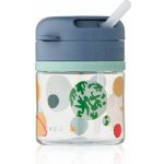 Liewood dětská lahev s brčkem Pavia Universe modrá barva plast 280 ml – Zboží Mobilmania