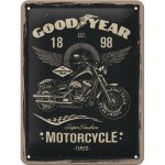 Postershop Plechová cedule: Good Year (Motorcycle) - 20x15 cm – Zboží Mobilmania