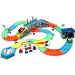 Alltoys Variabilní dráha svítící ve tmě 220 dílů a autíčko s LED světlem – Hledejceny.cz