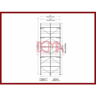 Bema kostka lešení 45,9 m² podlážky nové – Sleviste.cz