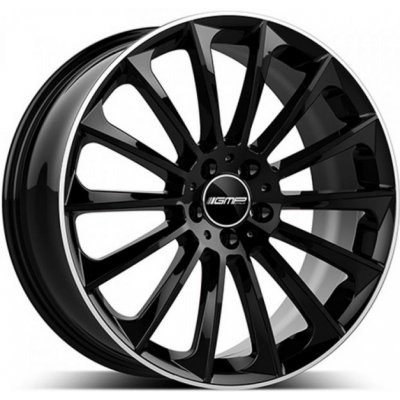GMP STELLAR 7,5x17 5x112 ET45 black diamond lip – Hledejceny.cz