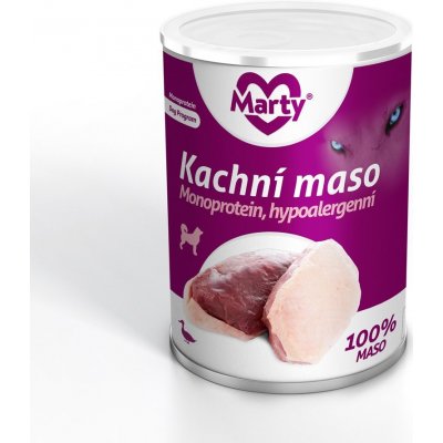 Marty 100% maso Monoprotein kachní 100 g – Hledejceny.cz