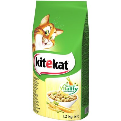 Kitekat Adult granule kuřecí se zeleninou 2 x 12 kg – Zboží Mobilmania