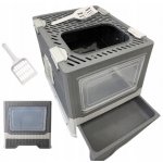 K&M krytá kočičí toaleta 48 x 37,5 x 38,5 cm – Sleviste.cz