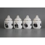 Bohemia Porcelán 1987 Kořenka 0,2l s víčkem Rokokové panenky GL – Zboží Dáma