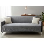 Mybesthome Přehoz na sedačku - pohovku - deka SOFIA II. světle šedá 200x220 cm – Zboží Mobilmania