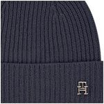 Tommy Hilfiger Čepice Cashmere Chic Beanie Tmavomodrá – Sleviste.cz