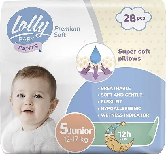 LOLLY BABY Pants Premium soft Junior 5 28 ks