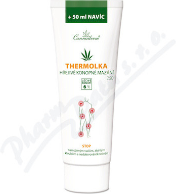 Cannaderm Thermolka hřejivé konopné mazání 250 ml