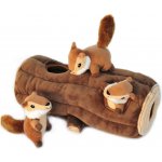 ZippyPaws Burrow Log with 3 Chipmunks 35,5 cm – Zboží Dáma