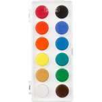 Koh-i-noor vodové barvy 171510, 12 ks, 22,5 mm Černá – Zboží Mobilmania