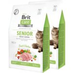 Brit Care Cat Grain-Free Senior Weight Control 2 x 7 kg – Hledejceny.cz