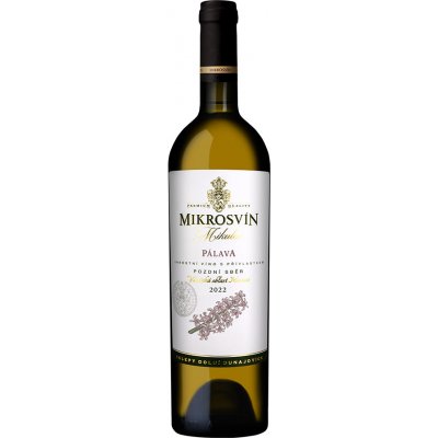 Mikrosvín Pálava pozdní sběr Flower Line 2024 12,5% 0,75 l (holá láhev) – Hledejceny.cz