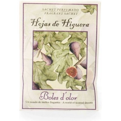 Boles d´olor Vonný sáček kapesní malý papírový 5,5 x 7,5 x 0,3 cm Hojas de Higuera (fíkovník) – Hledejceny.cz
