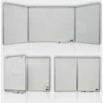 Filux Triptych magnetická tabule bílá 120 x 90/240 cm – Hledejceny.cz