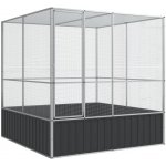 vidaXL Voliéra 211 x 207 x 212 cm ocel – Zboží Dáma