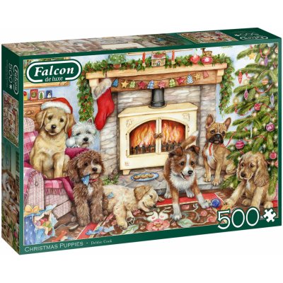 FALCON JUMBO Vánoční štěňátka 500 dílků – Zboží Mobilmania