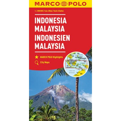 MARCO POLO Kontinentalkarte Indonesien Malaysia 1:2 000 000