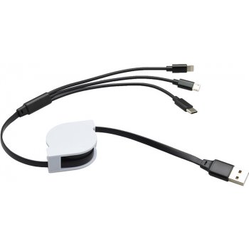 Mobilnet KAB-0131-USB-3V1XX datový 3 v 1, černý