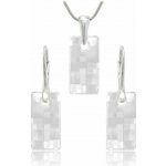 Swarovski Elements Urban krystal Stříbrná sada 39022.2 – Zboží Dáma