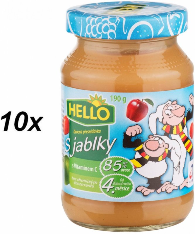 Hello s jablky a vitaminem C 10 x 190 G