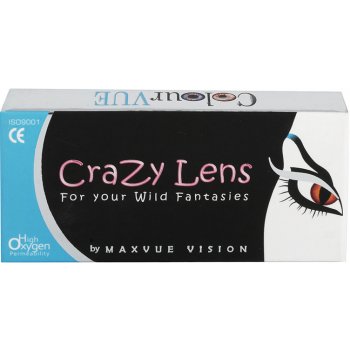 MaxVue Vision Crazy Lens UV Glow 2 ks - zářící čočky v UV
