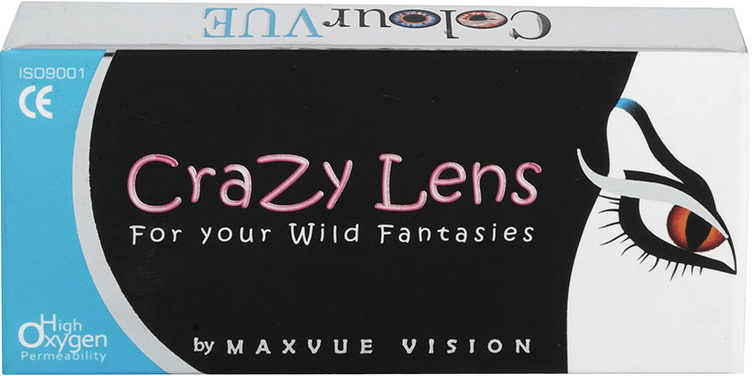 MaxVue Vision Crazy Lens UV Glow 2 ks - zářící čočky v UV