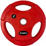 StrongGear pogumované Tri-Grip kotouče 25 kg 50mm – Zboží Dáma