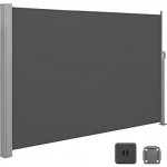 Song Výsuvná boční markýza na balkón a terasu 160 x 300 cm – kouřově šedá – Sleviste.cz