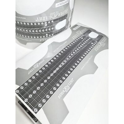 Krista Paulitti šablony na nehty Extreme Nail Form 16 cm 300ks – Zboží Dáma