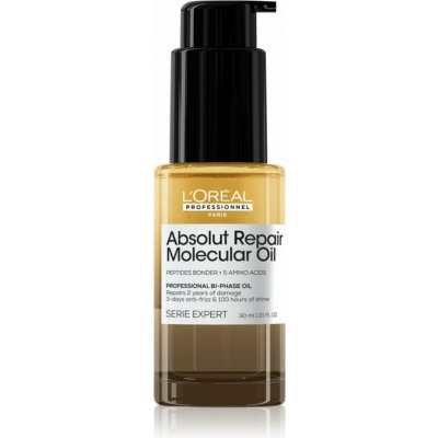 L’Oréal Professionnel Serie Expert Absolut Repair Molecular vyživující olej na vlasy pro poškozené vlasy 90 ml – Hledejceny.cz