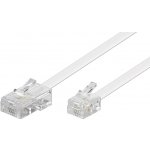 Goobay 93062 telefonní RJ45 - RJ11, 6m, bílý – Zboží Mobilmania