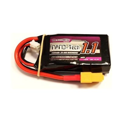 Bighobby Li-pol baterie 1100mAh 3S 25C 50C -NANO Tech – Sleviste.cz