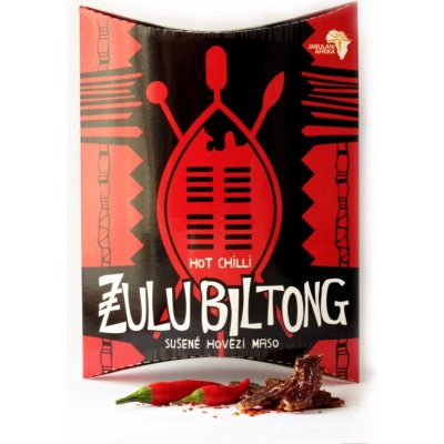 Zulu Biltong Chilli Hot Hovězí 50 g – Zboží Dáma