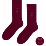 Steven 056-135 pánské ponožky bordová