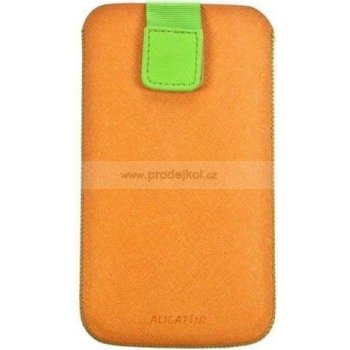 Pouzdro Aligator Fresh DUO Nokia Lumia 520/620 oranžové